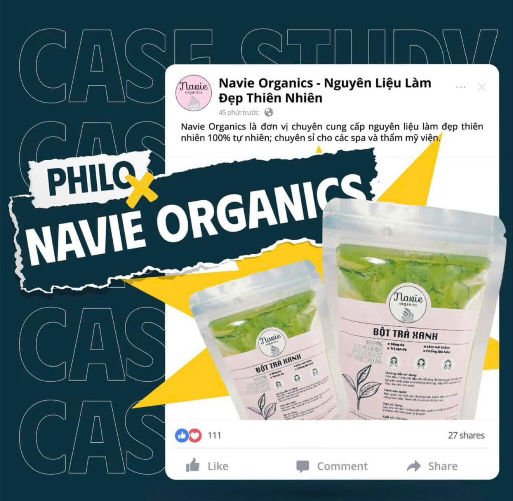 Chiến dịch tiếp thị số cùng Navie Organics