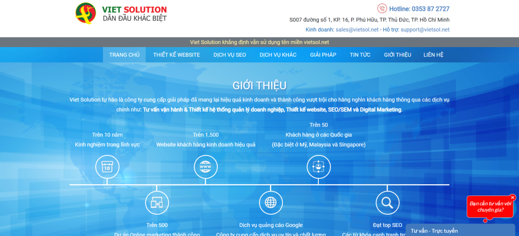 công ty thiết kế web