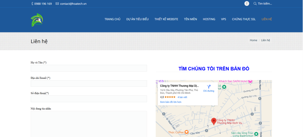 công ty thiết kế web