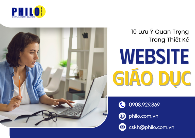 thiết kế web giáo dục