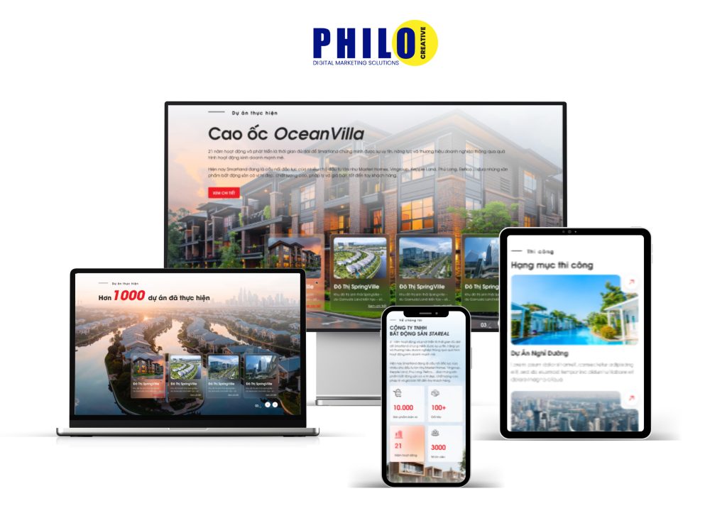 thiết kế website nội thất