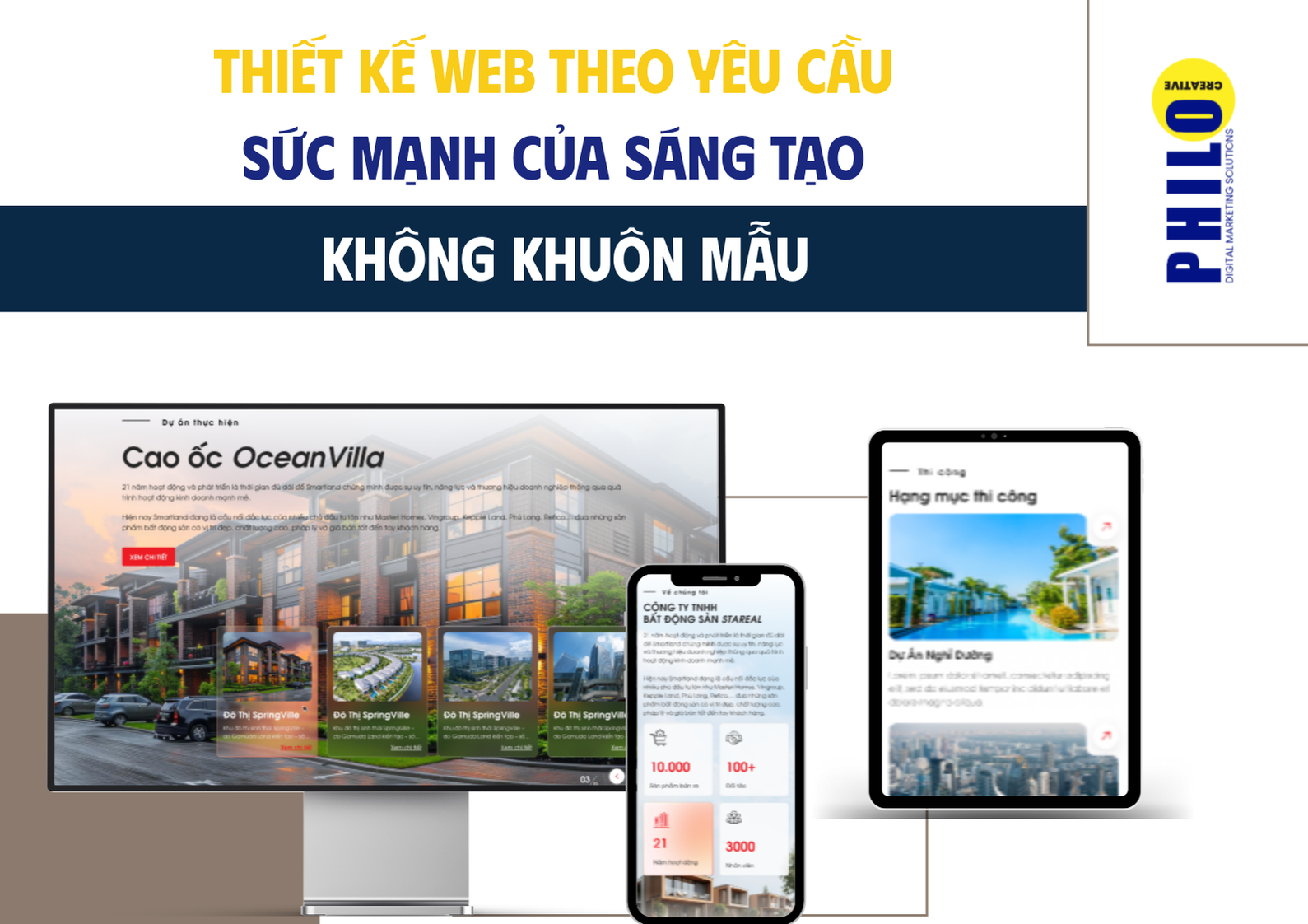 Thiết kế web theo yêu cầu