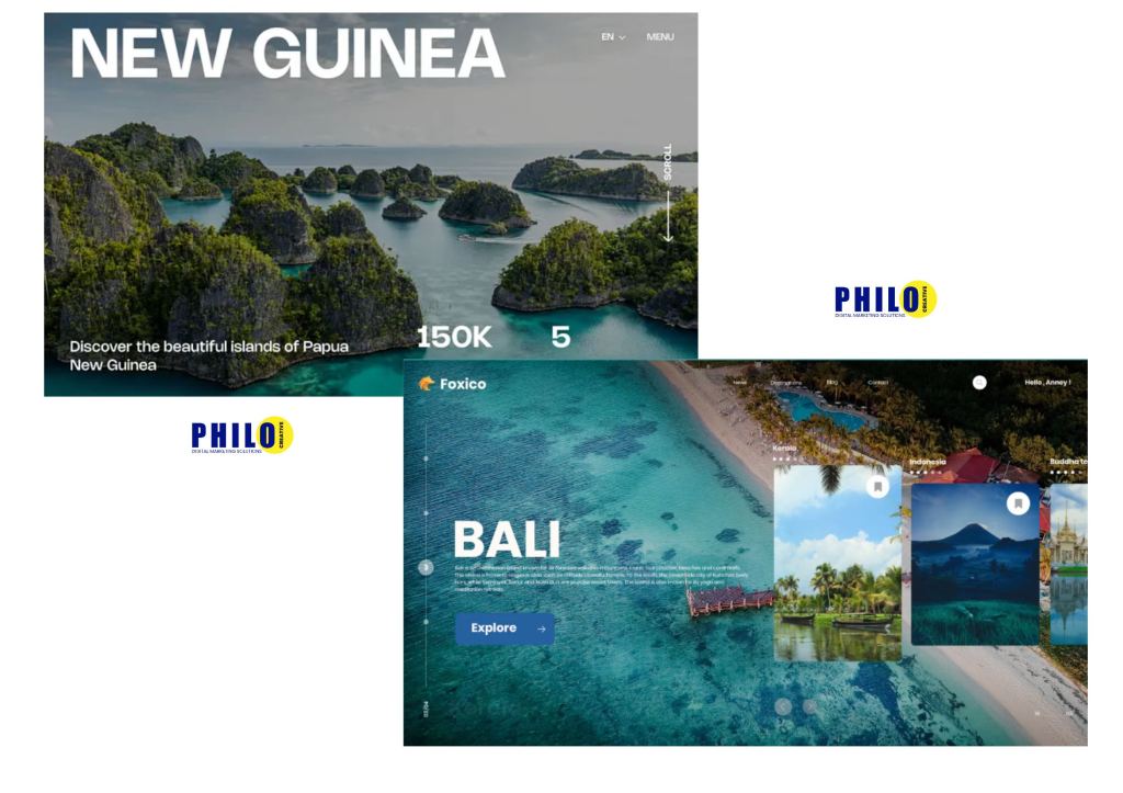 thiết kế web du lịch