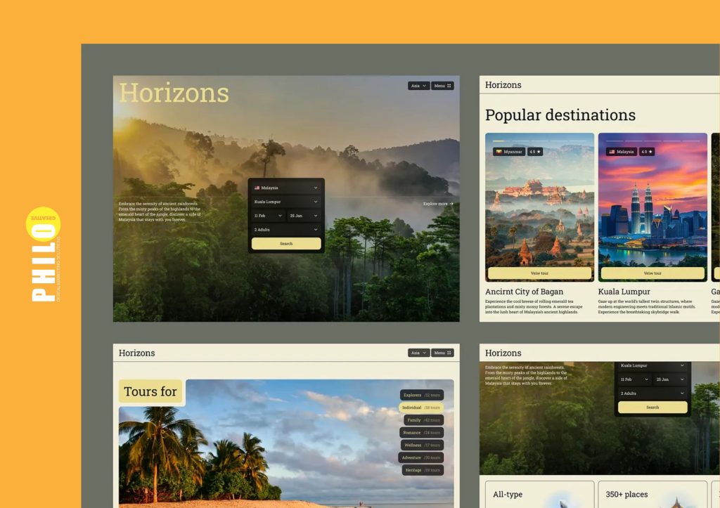 thiết kế web du lịch