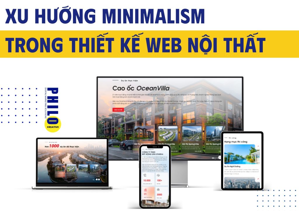 thiết kế web nội thất