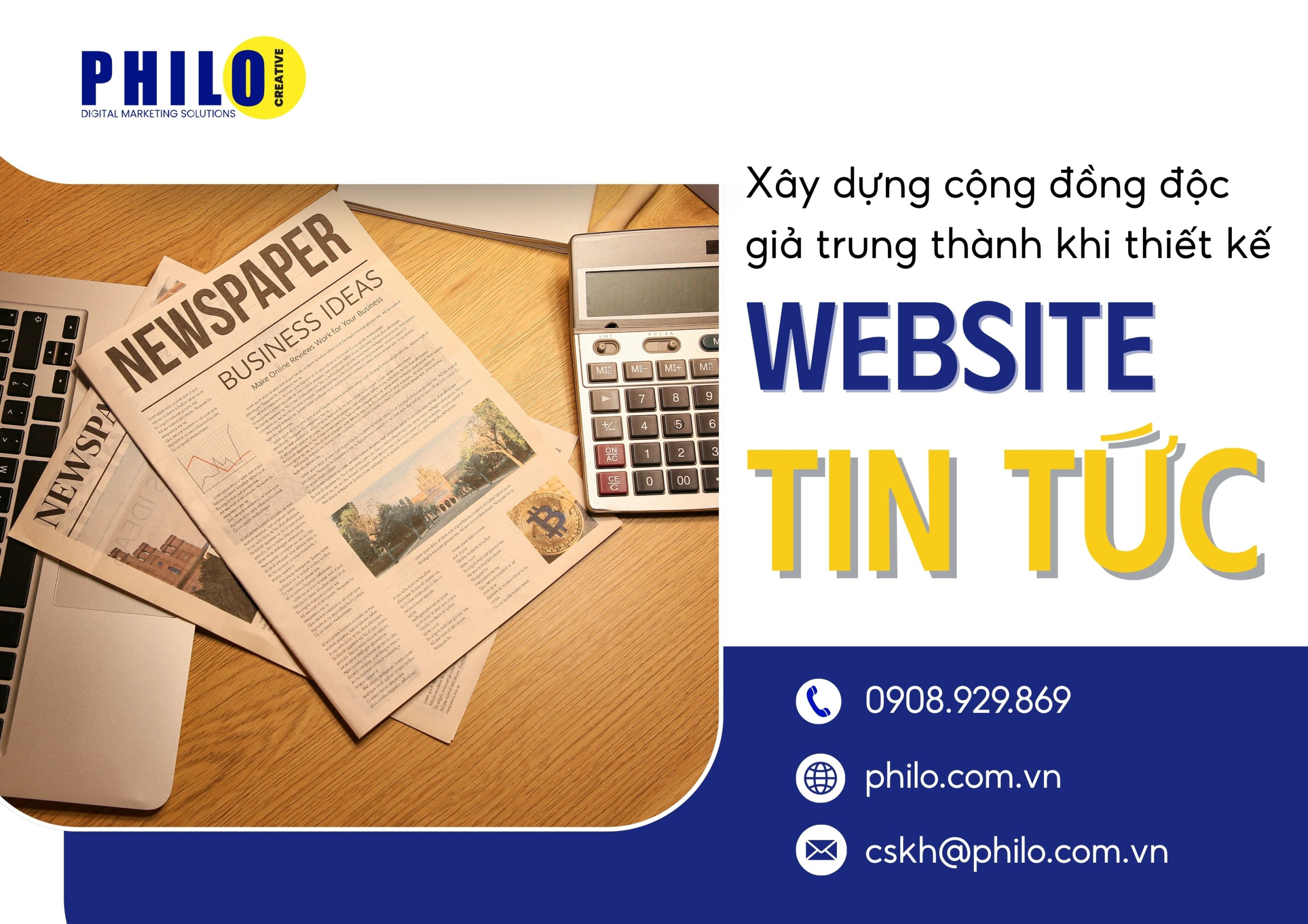 thiết kế web tin tức